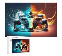 Rompecabezas para Adolescentes 1000 PCS Formula 1 Car Speed & Style Rompecabezas para Adultos Juegos Relajantes Desafío Difícil Actividades Divertidas En Casa 1000 PCS