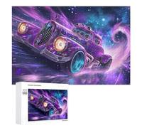 Rompecabezas para Adolescentes 1000 PCS Galactic Hot Rod Adventure Rompecabezas para Adultos Juegos Familiares Análisis Y Lógica Actividades Divertidas En Casa 1000 PCS