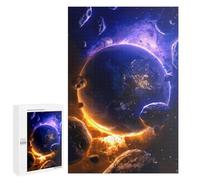 Rompecabezas para Adolescentes 1000 PCS Galactic Planet Orbiting Asteroids Rompecabezas para Adultos Juego Familiar Regalo De Cumpleaños Interacción Entre Padres E Hijos 1000 PCS