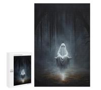 Rompecabezas para Adolescentes 1000 PCS Ghostly Swing in Dark Forest Rompecabezas para Adolescentes Mejora La Memoria Desafiante De Completar Juego Desafiante Juguetes 1000 PCS