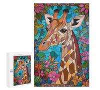 Rompecabezas para Adolescentes 1000 PCS Giraffe Mosaic Art Rompecabezas para Adultos Juegos Relajantes Pero Divertidos Y Humorísticos 1000 PCS