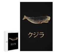 Rompecabezas para Adolescentes 1000 PCS Gold Whale Japanese 10 Rompecabezas para Adolescentes Juegos Relajantes Regalos para Mujeres Actividades Divertidas En Casa 1000 PCS