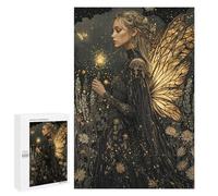 Rompecabezas para Adolescentes 1000 PCS Golden Fairy in A Forest Rompecabezas para Adultos Juegos Relajantes Desafío Difícil Desafío Educativo 1000 PCS