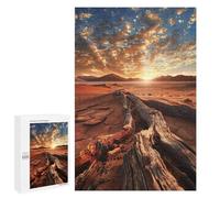 Rompecabezas para Adolescentes 1000 PCS Golden Hour at Desert Rompecabezas para Adolescentes Juguetes Antiestrés Mejora La Memoria 1000 PCS