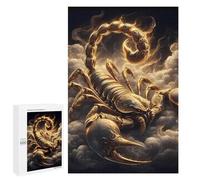 Rompecabezas para Adolescentes 1000 PCS Golden Scorpio Rising Rompecabezas para Adultos Juegos Relajantes Corte De Precisión Juego Desafiante Regalos 1000 PCS