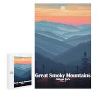 Rompecabezas para Adolescentes 1000 PCS Great Smoky Mountains National Park Rompecabezas para Adolescentes Juegos Relajantes Regalos para Mujeres Actividades Divertidas En Casa 1000 PCS