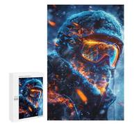 Rompecabezas para Adolescentes 1000 PCS Highly Detailed Skier Rompecabezas para Adultos Juegos Relajantes Pero Divertidos Y Humorísticos 1000 PCS