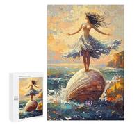 Rompecabezas para Adolescentes 1000 PCS Impressionist Inspired Birth of Venus Rompecabezas para Adultos Juego Práctico Decoración De Pared Cumpleaños Y Navidad 1000 PCS