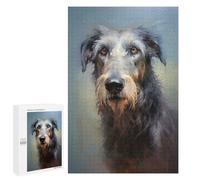 Rompecabezas para Adolescentes 1000 PCS Irish Wolfhound Rompecabezas para Adultos Juegos Relajantes Decoración De Pared Actividades Divertidas En Casa 1000 PCS