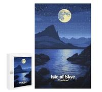 Rompecabezas para Adolescentes 1000 PCS Isle of Skye Night Rompecabezas para Adultos Juego De Ingenio Decoración del Hogar Regalos para Reducir El Estrés 1000 PCS