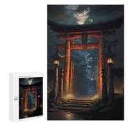 Rompecabezas para Adolescentes 1000 PCS Japan Torii Gate Rompecabezas para Adultos Juegos Relajantes Pero Divertidos Y Humorísticos 1000 PCS