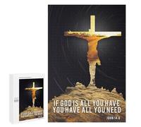 Rompecabezas para Adolescentes 1000 PCS Jesus Christ Quote Rompecabezas para Adultos Juegos Relajantes Pero Divertidos Y Humorísticos 1000 PCS