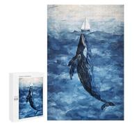 Rompecabezas para Adolescentes 1000 PCS Jonah and The Whale Rompecabezas para Adultos Juegos Relajantes Decoración Actividades Divertidas En Casa 1000 PCS