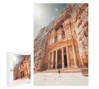 Rompecabezas para Adolescentes 1000 PCS Jordan Wadi Musa Petra Rompecabezas para Adultos Juego Familiar Decoración Desafiante De Completar 1000 PCS