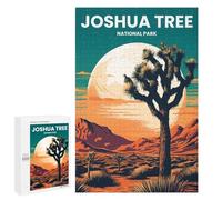 Rompecabezas para Adolescentes 1000 PCS Joshua Tree Rompecabezas Juguetes Antiestrés Corte De Precisión Interacción Entre Padres E Hijos 1000 PCS