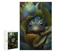 Rompecabezas para Adolescentes 1000 PCS Leafy Creature in Shadows Rompecabezas para Adultos Juguetes Antiestrés para La Diversión Familiar Interacción Entre Padres E Hijos 1000 PCS