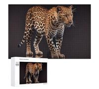 Rompecabezas para Adolescentes 1000 PCS Leopard in Shadows Wild Beauty -1 Rompecabezas para Adultos Juegos Relajantes Corte De Precisión Juego Desafiante Regalos 1000 PCS