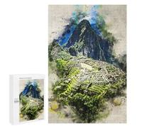 Rompecabezas para Adolescentes 1000 PCS Machu Picchu in Watercolor Rompecabezas para Adolescentes Juguetes Antiestrés Mejora La Memoria 1000 PCS