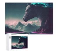 Rompecabezas para Adolescentes 1000 PCS Magical Horse Mountain Road Rompecabezas para Adultos Juego Práctico Que Mejora La Memoria Actividades Divertidas En Casa 1000 PCS