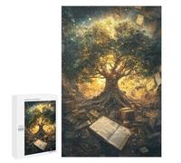 Rompecabezas para Adolescentes 1000 PCS Magical Tree of Knowledge Rompecabezas para Adolescentes Análisis Y Lógica Difícil Y Desafiante Gran Regalo para Jugar 1000 PCS