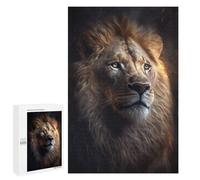 Rompecabezas para Adolescentes 1000 PCS Majestic Lion Boss Rompecabezas para Adultos Juegos Divertidos Decoración Perfecta como Regalos para Toda La Familia 1000 PCS