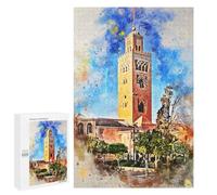 Rompecabezas para Adolescentes 1000 PCS Marrakesh Morocco Rompecabezas para Adultos Juegos Divertidos Decoración Perfecta como Regalos para Toda La Familia 1000 PCS
