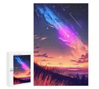 Rompecabezas para Adolescentes 1000 PCS Meteor Showers Twilight Rompecabezas para Adultos Juegos Relajantes Decoración Perfecta Regalos De Cumpleaños Y Únicos 1000 PCS