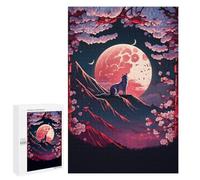 Rompecabezas para Adolescentes 1000 PCS Moonlight In Japan Rompecabezas para Adultos Juguetes Antiestrés para La Diversión Familiar Interacción Entre Padres E Hijos 1000 PCS