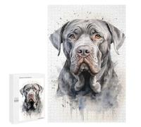 Rompecabezas para Adolescentes 1000 PCS Neapolitan Mastiff Dog Rompecabezas para Adultos Juego Familiar Decoración Desafiante De Completar 1000 PCS