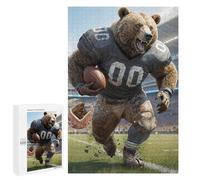 Rompecabezas para Adolescentes 1000 PCS Old School Grizzly Footballer Rompecabezas para Adultos Juegos Relajantes Decoración Perfecta Regalos De Cumpleaños Y Únicos 1000 PCS