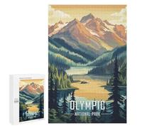 Rompecabezas para Adolescentes 1000 PCS Olympic National Park Rompecabezas para Adolescentes Juegos Relajantes Regalos para Mujeres Actividades Divertidas En Casa 1000 PCS