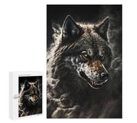 Rompecabezas para Adolescentes 1000 PCS Paint The Smoke Wolf Rompecabezas para Adultos Juegos Relajantes Pero Divertidos Y Humorísticos 1000 PCS