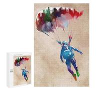 Rompecabezas para Adolescentes 1000 PCS Paratrooper Sport Art Rompecabezas para Adultos Juego Familiar Decoración Desafiante De Completar 1000 PCS