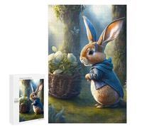Rompecabezas para Adolescentes 1000 PCS Peter Rabbit's Adventure in The Forest Rompecabezas Juegos Relajantes Decoración Perfecta Cumpleaños Y Navidad 1000 PCS
