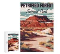 Rompecabezas para Adolescentes 1000 PCS Petrified Forest National Park Rompecabezas para Adultos Juegos Relajantes Decoración Actividades Divertidas En Casa 1000 PCS