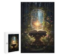 Rompecabezas para Adolescentes 1000 PCS Portal of Enchanted Pages Rompecabezas para Adultos Juegos Relajantes Desafío Difícil Desafío Educativo 1000 PCS