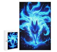 Rompecabezas para Adolescentes 1000 PCS Power Kitsune Fox Rompecabezas para Adultos Juegos Relajantes Desafío Difícil Desafío Educativo 1000 PCS