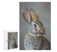 Rompecabezas para Adolescentes 1000 PCS Rabbit King Photography Rompecabezas para Adolescentes Juguetes Antiestrés Mejora La Memoria 1000 PCS