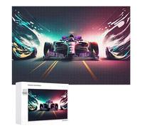 Rompecabezas para Adolescentes 1000 PCS Racing Car Speed Artwork -1 Rompecabezas para Adultos Juegos Divertidos Análisis Y Lógica Interacción Entre Padres E Hijos 1000 PCS