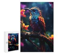 Rompecabezas para Adolescentes 1000 PCS Rainy Bird of Paradise Rompecabezas para Adultos Juegos Relajantes Pero Divertidos Y Humorísticos 1000 PCS