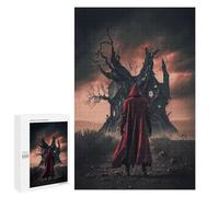 Rompecabezas para Adolescentes 1000 PCS Red Cloak in The Haunted Woods Rompecabezas para Adultos Juegos Familiares Análisis Y Lógica Actividades Divertidas En Casa 1000 PCS