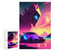 Rompecabezas para Adolescentes 1000 PCS Retro Car 11 Rompecabezas para Adultos Juegos Relajantes Desafío Difícil Desafío Educativo 1000 PCS