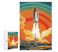 Rompecabezas para Adolescentes 1000 PCS Rocket Universe Rompecabezas para Adultos Juegos Relajantes Decoración Perfecta Regalos De Cumpleaños Y Únicos 1000 PCS