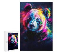 Rompecabezas para Adolescentes 1000 PCS Rompecabezas Abstract Panda Rompecabezas para Adultos Juego Familiar Una Obra De Arte para Cumpleaños, Navidad 1000 PCS