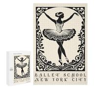Rompecabezas para Adolescentes 1000 PCS Rompecabezas Ballet School New York City Poster Rompecabezas Juego Práctico Arte De Pared Oferta como Regalos para Toda La Familia 1000 PCS