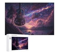 Rompecabezas para Adolescentes 1000 PCS Rompecabezas Dream Violin Rompecabezas para Adultos Juego Familiar Una Obra De Arte para Cumpleaños, Navidad 1000 PCS