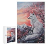 Rompecabezas para Adolescentes 1000 PCS Rompecabezas Fox Magical Fairy Tale Art Rompecabezas para Adultos Juguetes Antiestrés Desafío Difícil Cumpleaños