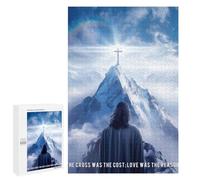 Rompecabezas para Adolescentes 1000 PCS Rompecabezas Quotes Jesuschrist 2 Rompecabezas para Adultos Juego De Ingenio Regalos para Mujeres para Cumpleaños, Navidad 1000 PCS