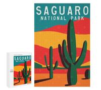 Rompecabezas para Adolescentes 1000 PCS Rompecabezas Saguaro National Park Rompecabezas Juego Práctico Arte De Pared Oferta como Regalos para Toda La Familia 1000 PCS