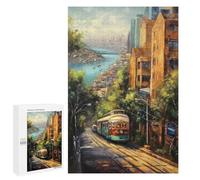 Rompecabezas para Adolescentes 1000 PCS Rompecabezas Sydney Australia Oil Paint Rompecabezas para Adultos Juguetes Antiestrés Desafío Difícil Cumpleaños